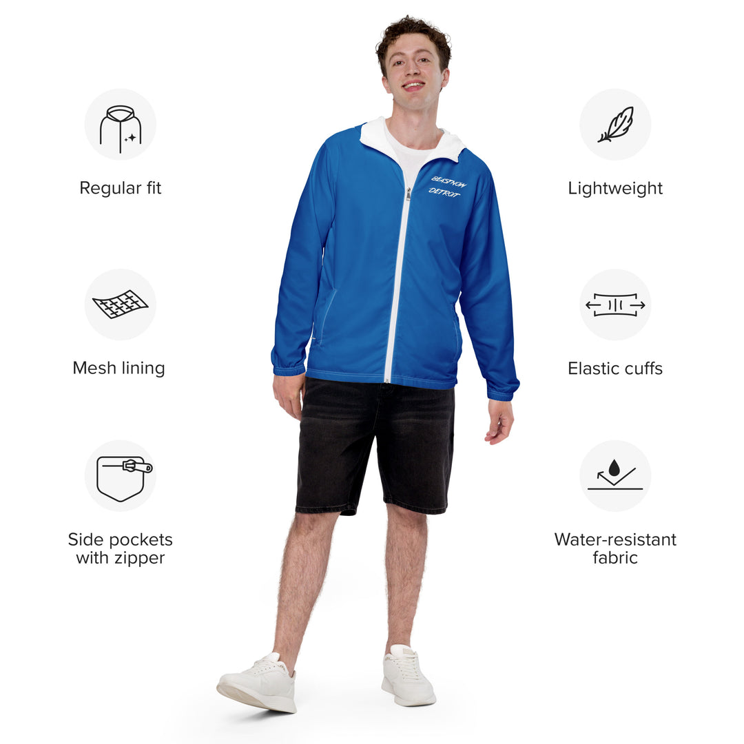 BeastNOW Detroit Windbreaker Honolulu Blue