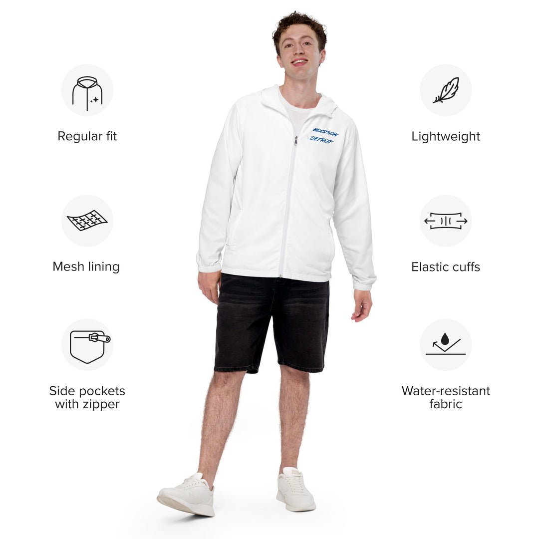 BeastNOW Detroit Windbreaker White
