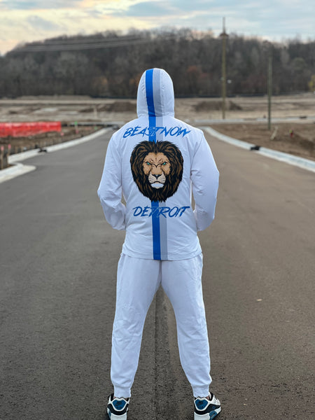 BeastNOW Detroit Windbreaker White